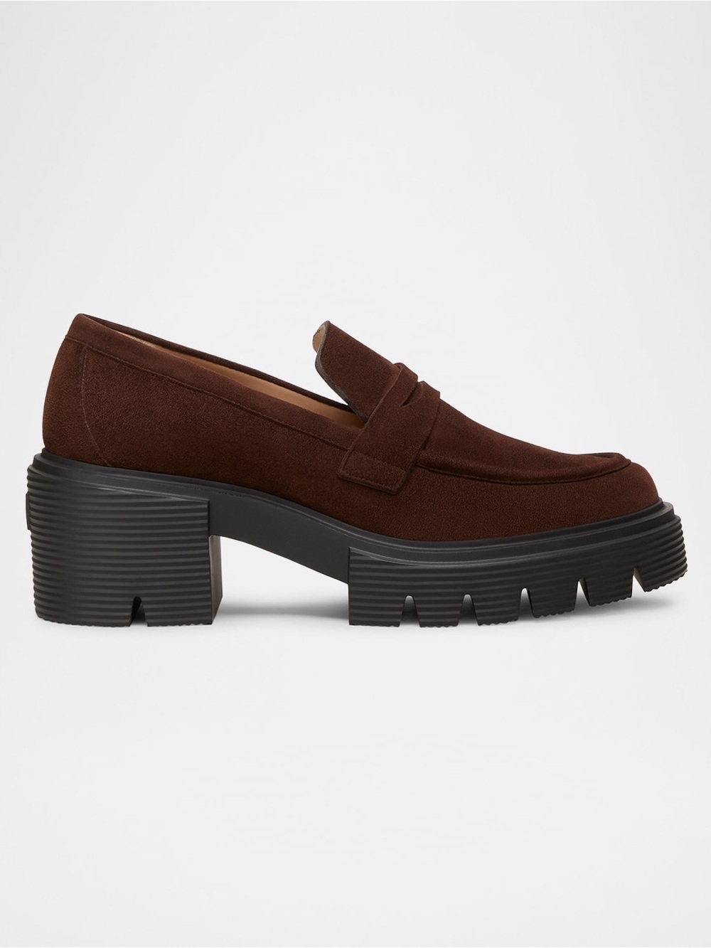 👞 Stuart Weitzman SoHo Loafers in Hickory